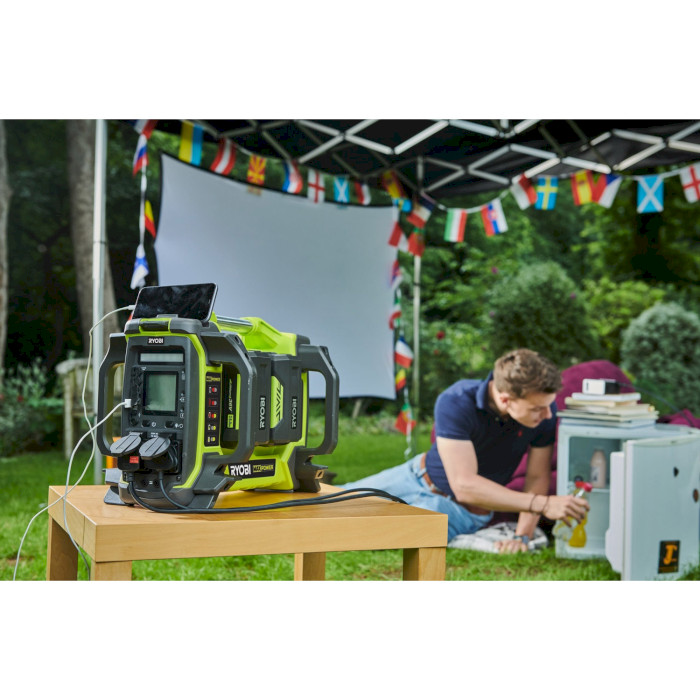 Аккумуляторный инвертор напряжения RYOBI RY36BI1800A-250 Max Power + 2 АКБ 5.0Ah (5133005317)