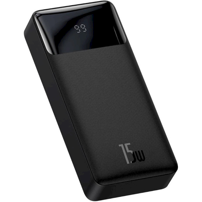 Повербанк BASEUS Bipow Digital Display Power Bank 15W Overseas Edition 20000mAh Black (PPBD050101)