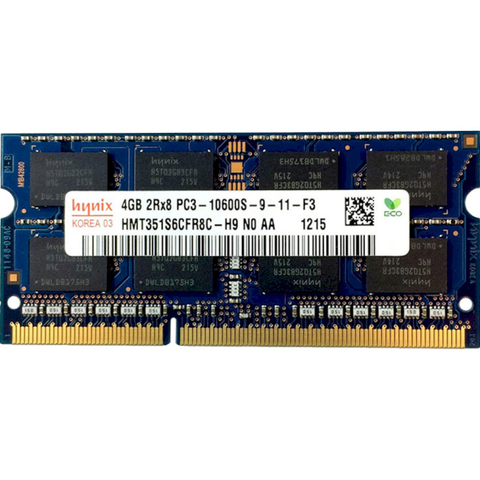 Модуль пам'яті HYNIX SO-DIMM DDR3 1333MHz 4GB (HMT351S6AFR8C-H9)