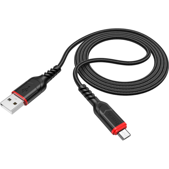 Кабель HOCO X59 Victory USB-A to Micro-USB 1м Black