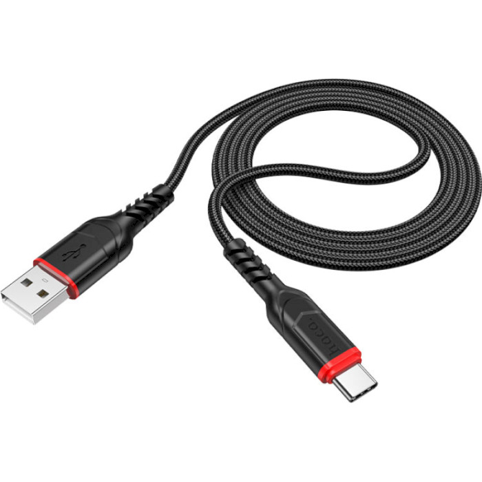 Кабель HOCO X59 Victory USB-A to Type-C 1м Black