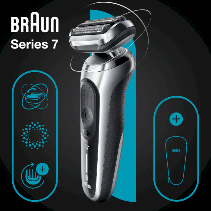 Електробритва BRAUN Series 7 71-S1000s Flex Wet&Dry (81770264)