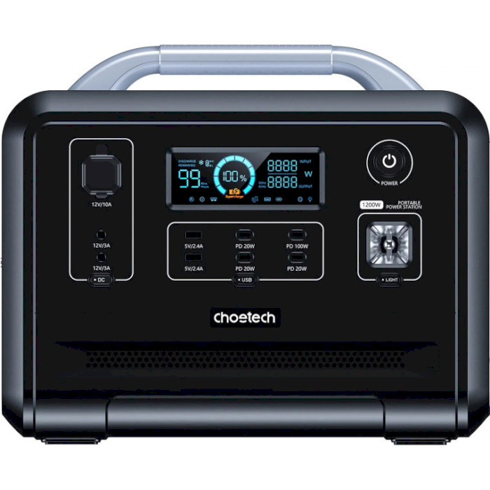 Зарядна станція CHOETECH 1200W (BS005)