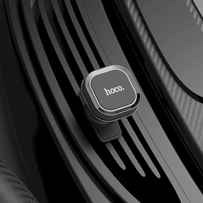Автотримач для смартфона HOCO CA52 Intelligent Air Outlet In-Car Holder Black/Gray