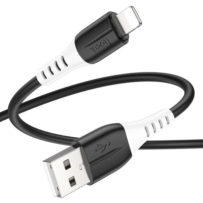 Кабель HOCO X82 USB-A to Lightning 1м Black