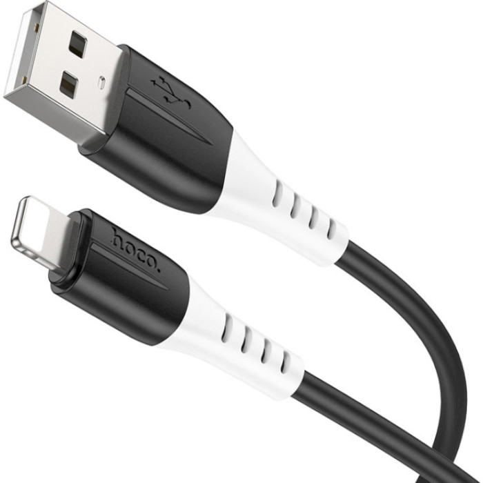 Кабель HOCO X82 USB-A to Lightning 1м Black