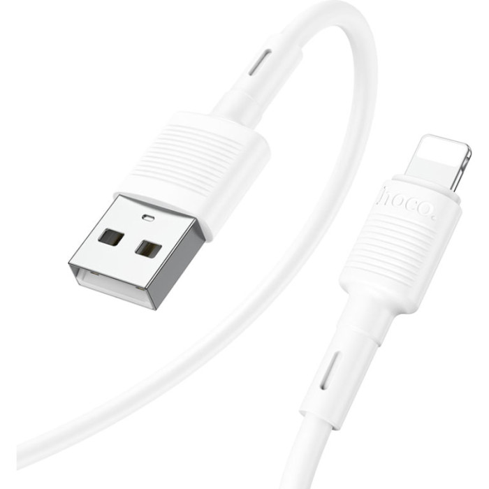Кабель HOCO X83 Victory USB-A to Lightning 1м White