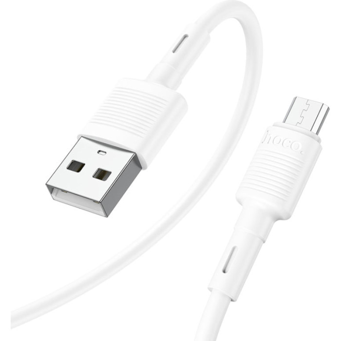 Кабель HOCO X83 Victory USB-A to Micro-USB 1м White