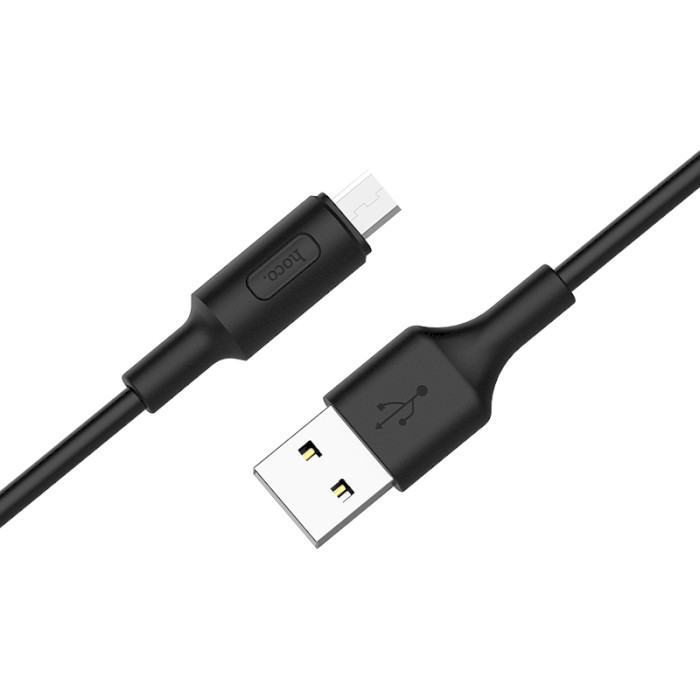 Кабель HOCO X25 Soarer USB-A to Micro-USB 1м Black