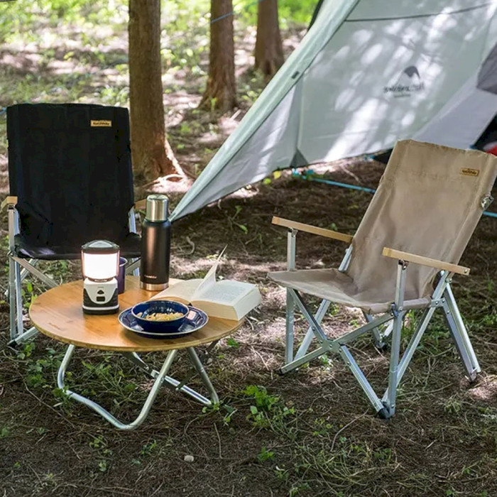 Стілець кемпінговий NATUREHIKE Shangye Outdoor Folding Chair Beige (NH19JJ004-BG)