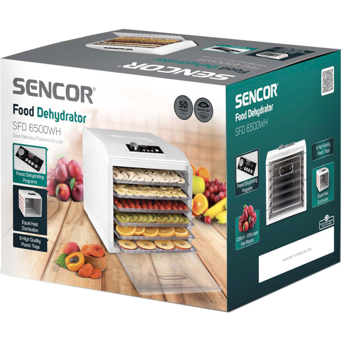 Сушилка для овощей и фруктов SENCOR SFD 6500WH (41014664)