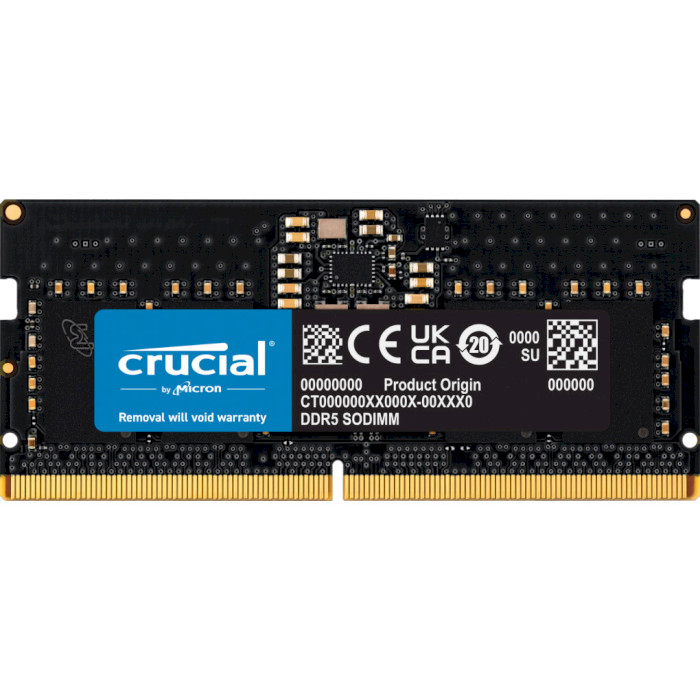 Модуль памяти CRUCIAL SO-DIMM DDR5 4800MHz 8GB (CT8G48C40S5)