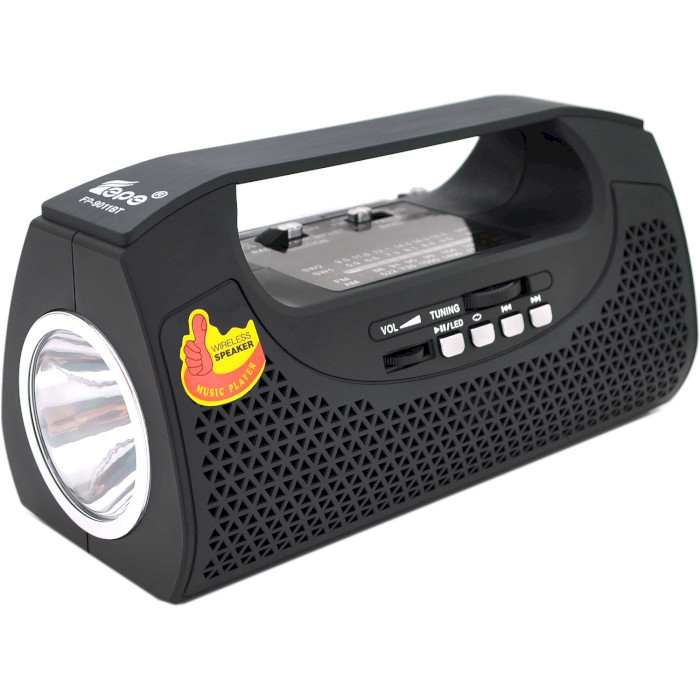 Радіоприймач із ліхтарем VOLTRONIC FP-9011BT