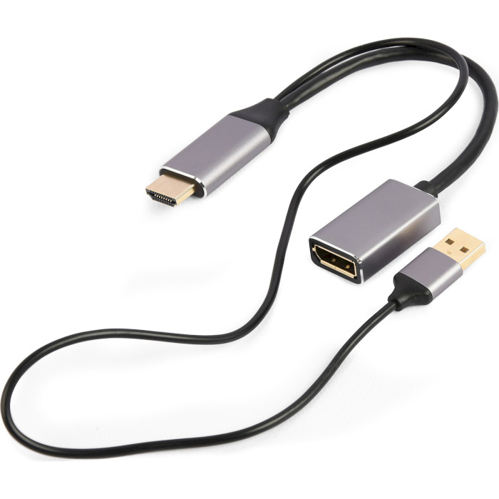 Адаптер CABLEXPERT A-HDMIM-DPF-02 HDMI - DisplayPort Silver