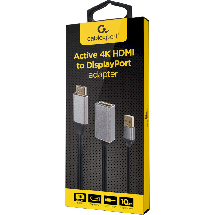 Адаптер CABLEXPERT A-HDMIM-DPF-02 HDMI - DisplayPort Silver
