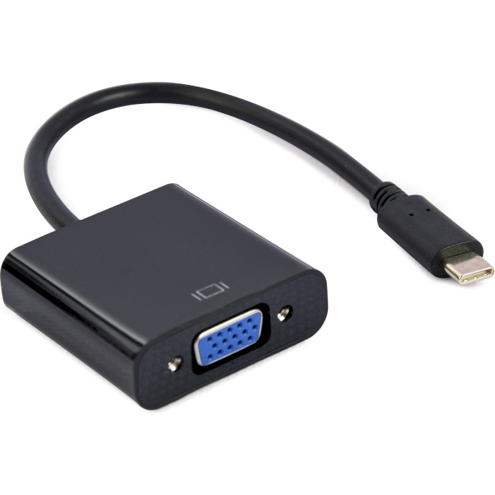 Адаптер CABLEXPERT A-CM-VGAF-01 USB-C - VGA Black