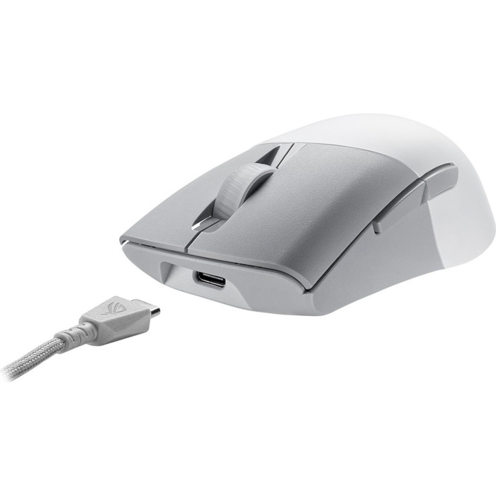 Мышь игровая ASUS ROG Keris AimPoint RGB White (90MP02V0-BMUA10)