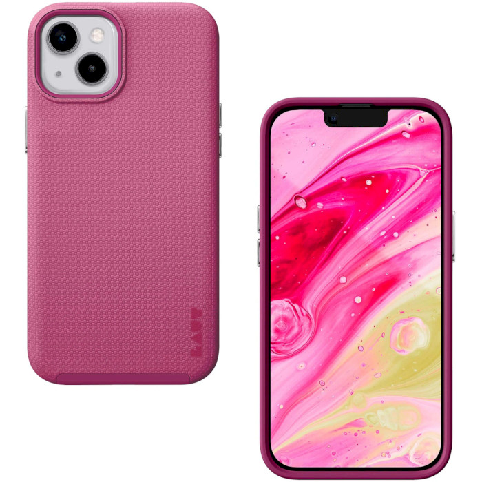 Чехол LAUT Shield для iPhone 14 Bubblegum Pink (L_IP22A_SH_BP)