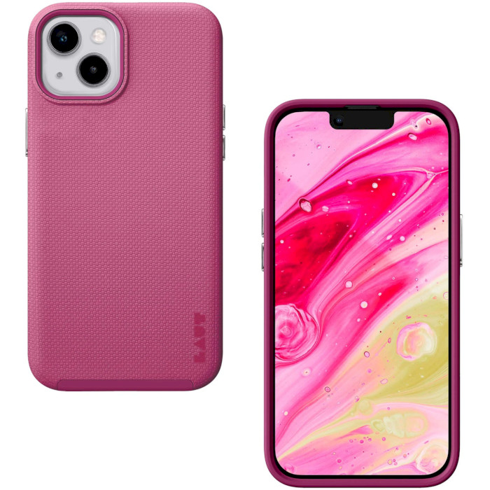 Чохол LAUT Shield для iPhone 14 Bubblegum Pink (L_IP22A_SH_BP)