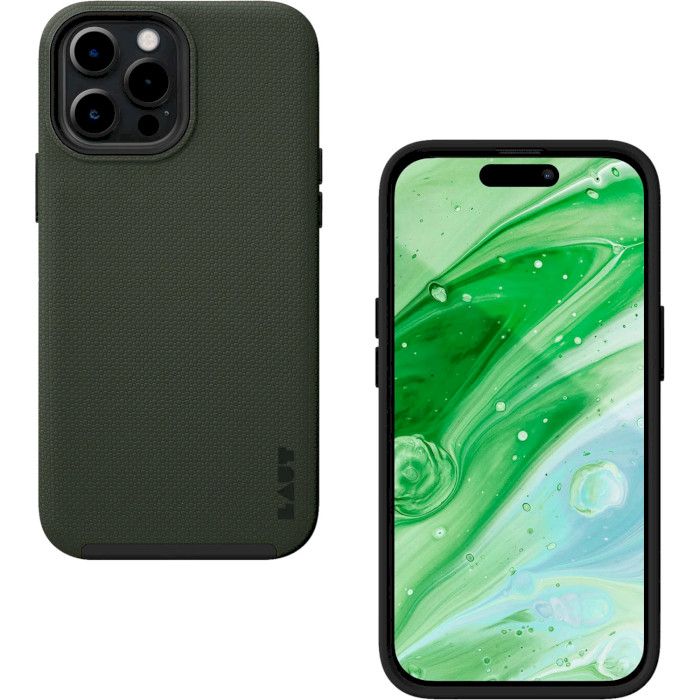 Чохол LAUT Shield для iPhone 14 Pro Olive (L_IP22B_SH_GN)