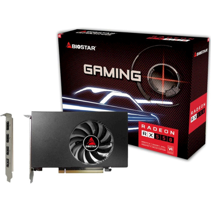 Видеокарта BIOSTAR Radeon RX 550 Gaming 4GB 4HDMI (VA5505RG41)