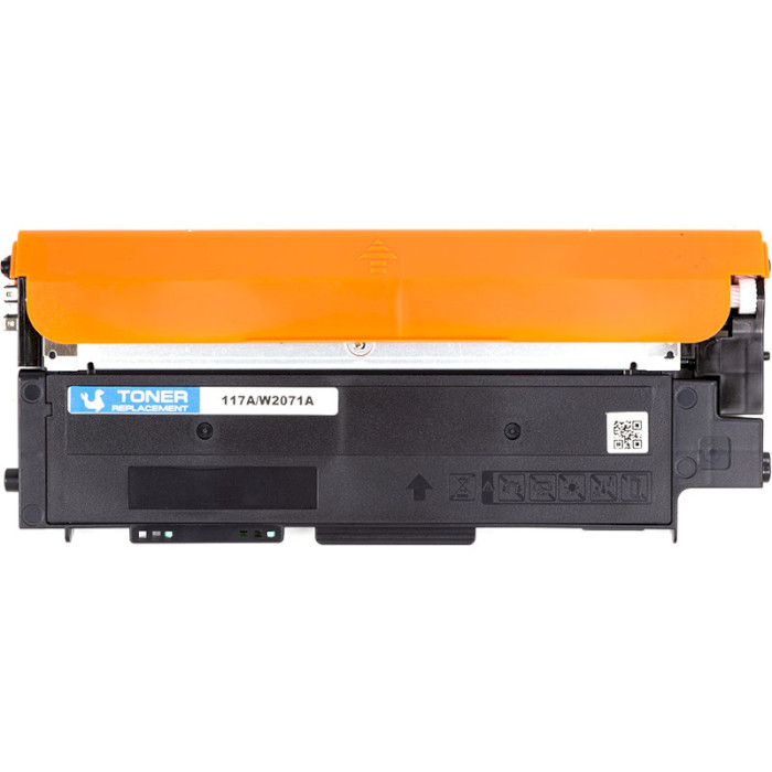 Тонер-картридж POWERPLANT для HP Color Laser 150a Cyan с чипом (PP-W2071AC)