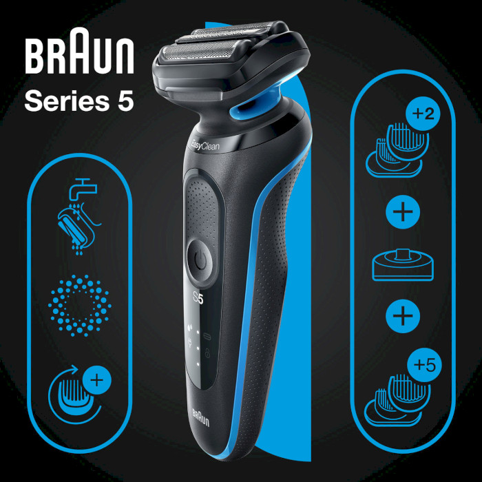 Електробритва BRAUN Series 5 51-B4650cs Wet&Dry (81770292)