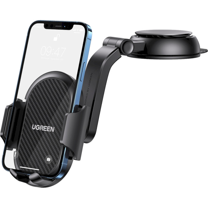 Автодержатель для смартфона UGREEN LP405 Waterfall-Shaped Suction Cup Phone Mount (20473)