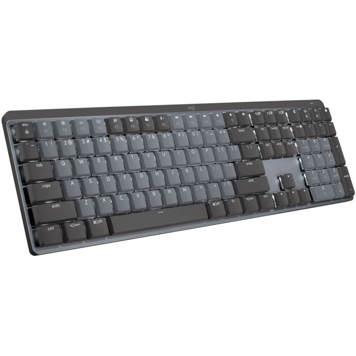 Клавіатура бездротова LOGITECH MX Mechanical Clicky Graphite (920-010759)