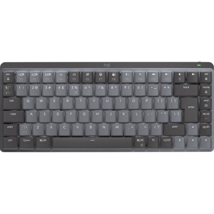 Клавіатура бездротова LOGITECH MX Mechanical Mini Clicky Graphite (920-010782)
