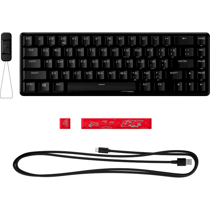 Клавіатура HYPERX Alloy Origins 65 HX Red (4P5D6AX)