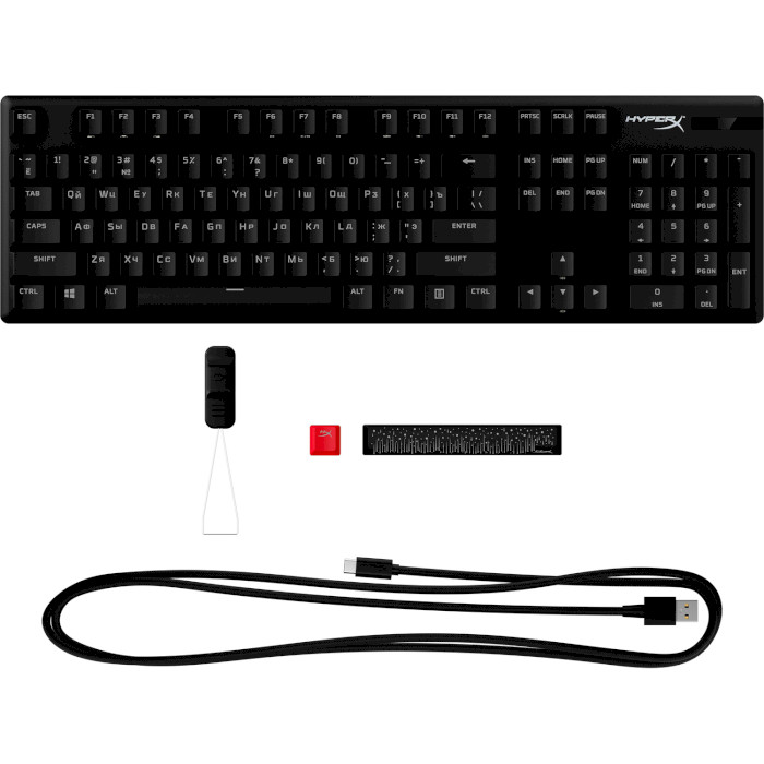 Клавиатура HYPERX Alloy Origins PBT HX Red (639N3AA)