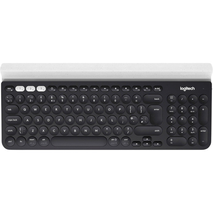 Клавіатура бездротова LOGITECH K780 Multi-Device Wireless UA Dark Gray (920-008042)