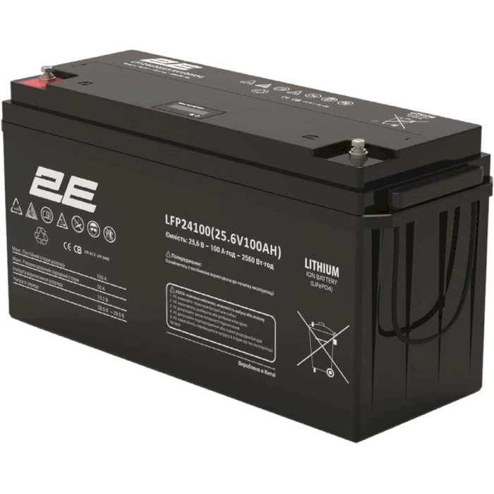 Акумуляторна батарея 2E LiFePO4 2E-LFP24100-LCD (24В, 100Агод)