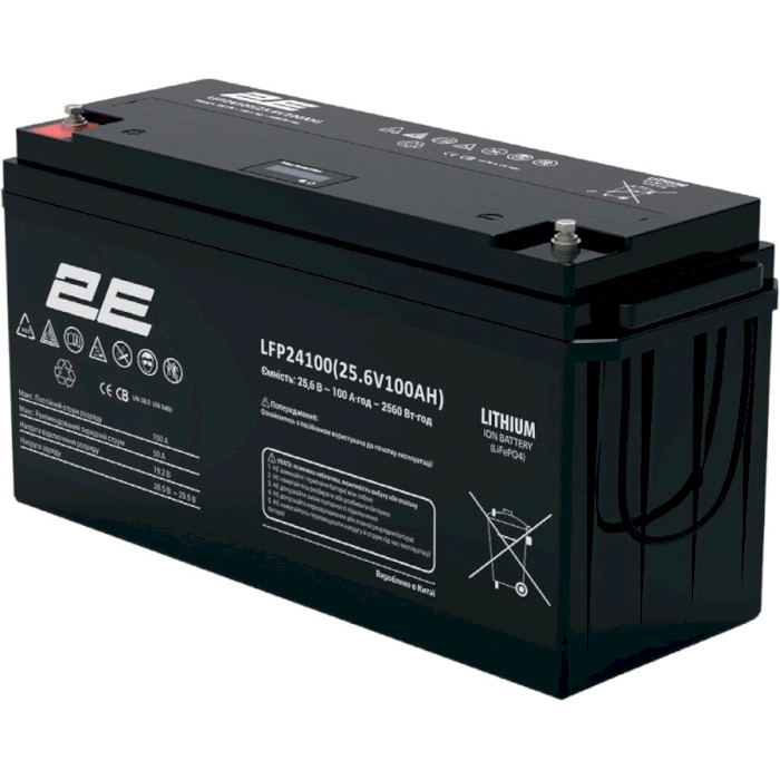 Акумуляторна батарея 2E LiFePO4 2E-LFP2485-LCD (24В, 85Агод)