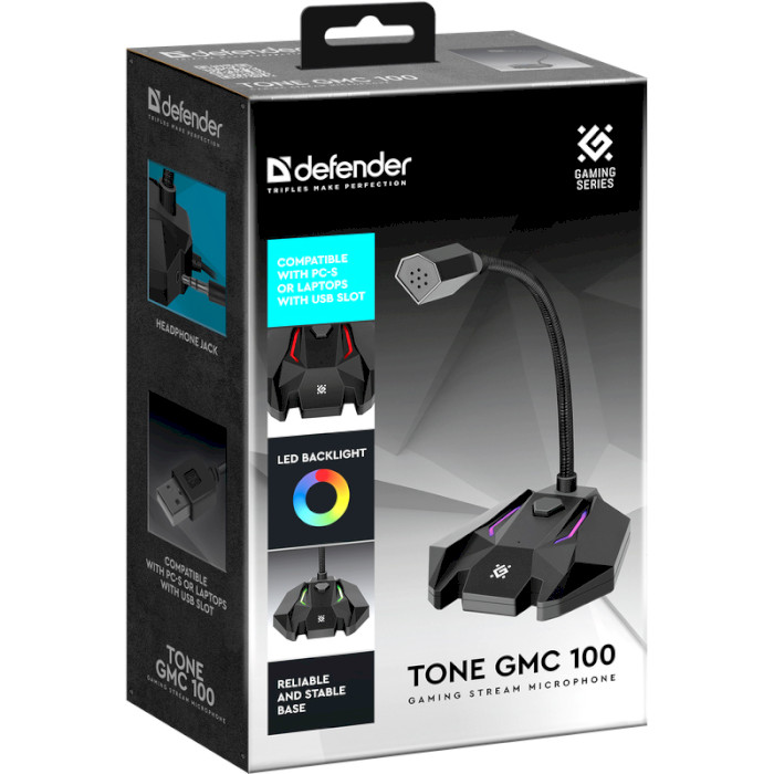 Мікрофон для стримінгу/подкастів DEFENDER Tone GMC 100 (64610)