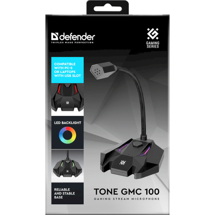Мікрофон для стримінгу/подкастів DEFENDER Tone GMC 100 (64610)