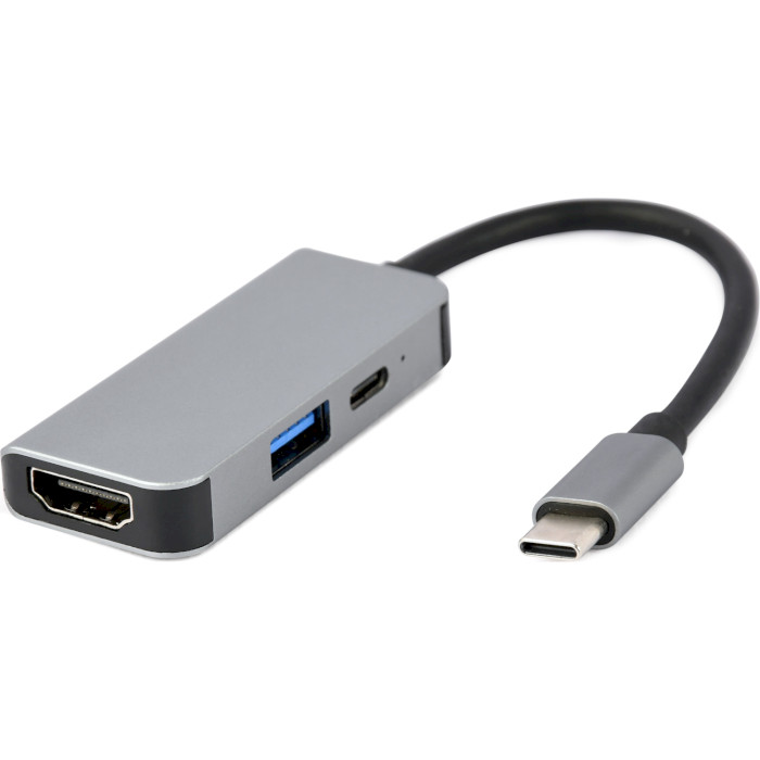 Порт-реплікатор CABLEXPERT 3-in-1 USB-C to HDMI/USB3.1/PD (A-CM-COMBO3-02)