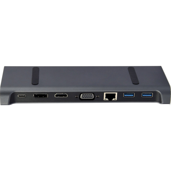 Порт-реплікатор CABLEXPERT 9-in-1 USB-C to HDMI/DP/VGA/USB3.1/PD/LAN/AUX (A-CM-COMBO9-02)