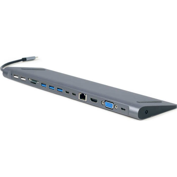Порт-репликатор CABLEXPERT 9-in-1 USB-C to HDMI/DP/VGA/USB3.1/PD/LAN/AUX (A-CM-COMBO9-02)