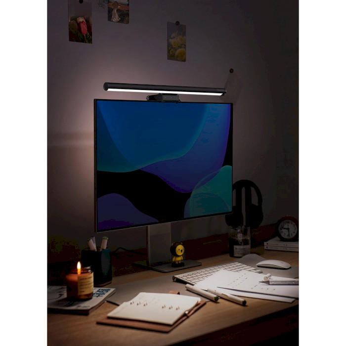 Лампа-скрінбар BASEUS i-wok2 Series USB Asymmetric Light Source Screen Handing Light Black (DGIW000101)