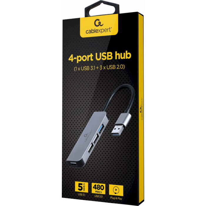 USB хаб CABLEXPERT UHB-U3P1U2P3-01
