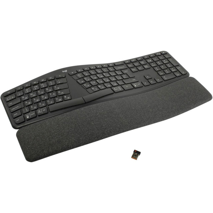 Клавиатура беспроводная LOGITECH K860 Ergo Bluetooth for Business UA Graphite (920-010352)