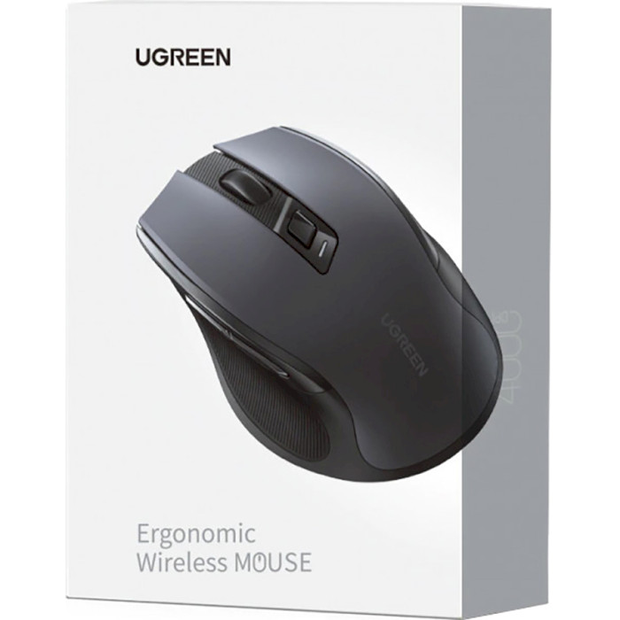 Мышь UGREEN MU006 Ergonomic Gray (90545)