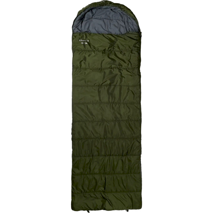 Спальник-ковдра CAMPOUT Oak 190 +1°C Khaki Left (251340)