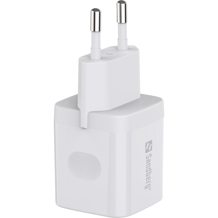 Зарядний пристрій SANDBERG 1xUSB-C, PD20W White (441-42)