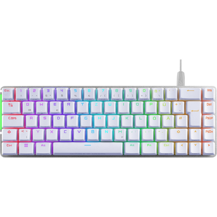 Клавіатура ASUS ROG Falchion Ace NX Red Switch White (90MP0346-BKUA11)