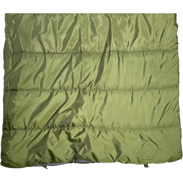 Спальник-одеяло CAMPOUT Oak 190 +1°C Khaki Right (251449)