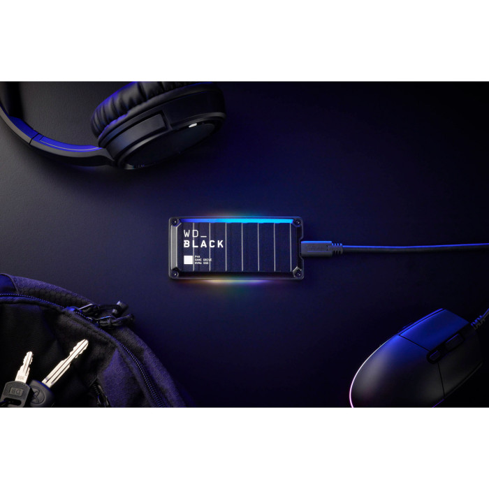 WD_BLACK P40 ゲーミングポータブル SSD ２TB Портативный SSD диск WD Black P40 Game Drive 2TB USB3.2 Gen2
