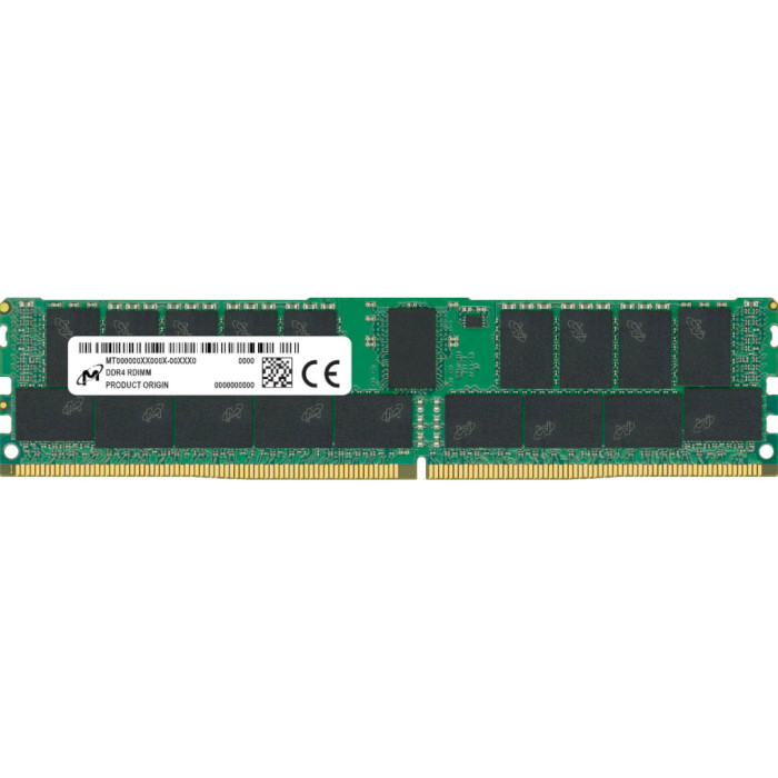 Модуль пам'яті DDR4 3200MHz 64GB MICRON ECC RDIMM (MTA36ASF8G72PZ-3G2R)